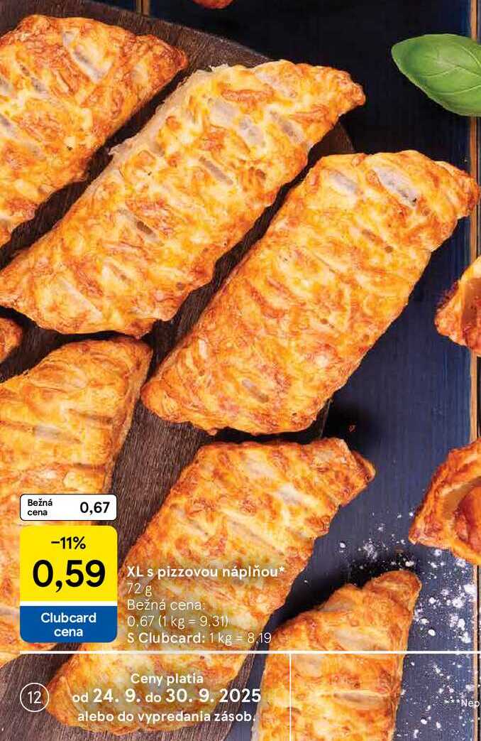 XL s pizzovou náplňou, 72 g