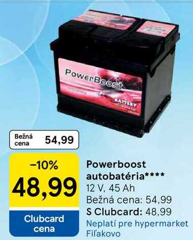 Powerboost autobatéria