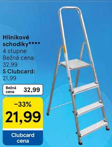 Hliníkové schodíky