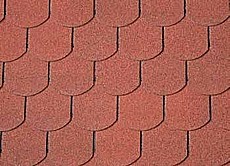 ONDULINE ASFALTOVÝ ŠINDEĽ BARDOLINE CLASSIC BOBROVKA,ČERVENÁ, 2 m2