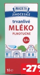 Madeta Mlieko Trvanlivé