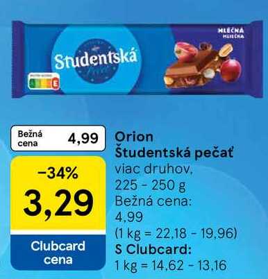 Orion Študentská pečať, 225-250 g 