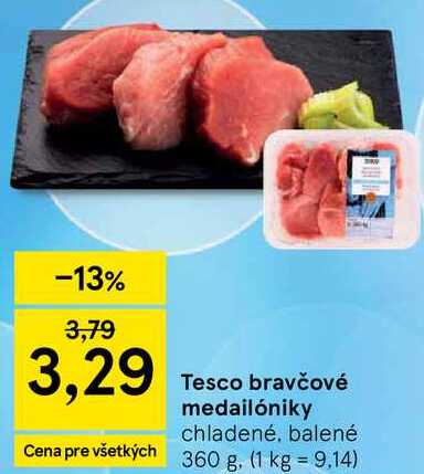 Tesco bravčové medailóniky, 360 g