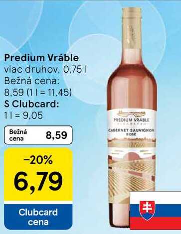 Predium Vráble, 0,75 l