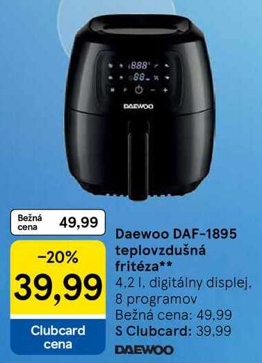 Daewoo DAF-1895 teplovzdušná fritéza