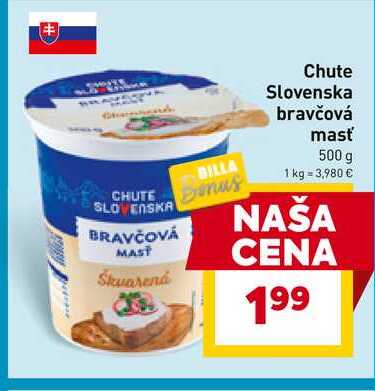 Chute Slovenska bravčová masť 500 g 