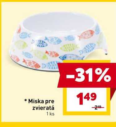 Miska pre zvieratá 1 ks 