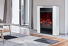 EL FUEGO ELEKTRICKÝ KRB TESSIN 900/1 800 W, ČIERNY, BIELY