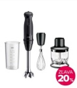 Ponorný mixér Braun Multiquick 5 MQ50.202M čierny