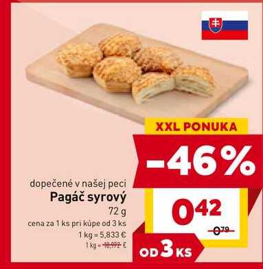 Pagáč syrový 72 g 
