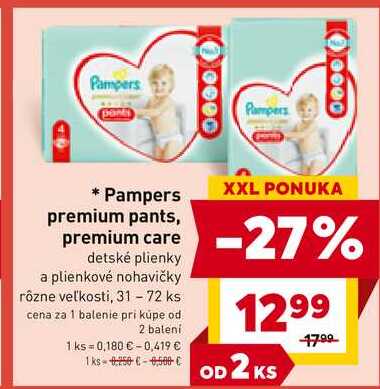 Pampers Premium Pants