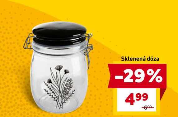 Sklenená dóza 