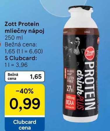 Zott Protein mliečny nápoj, 250 ml 