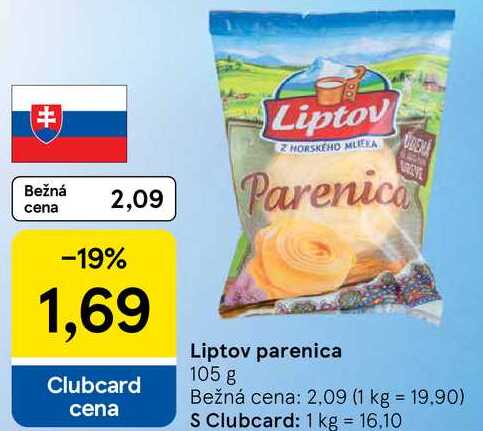 Liptov parenica, 105 g