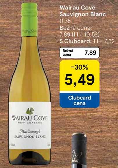 Wairau Cove Sauvignon Blanc, 0,75 l