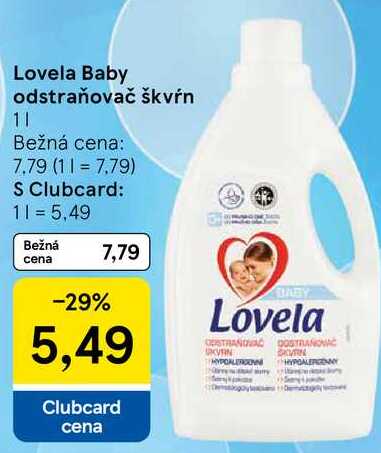 Lovela Baby odstraňovač škvŕn, 1 l