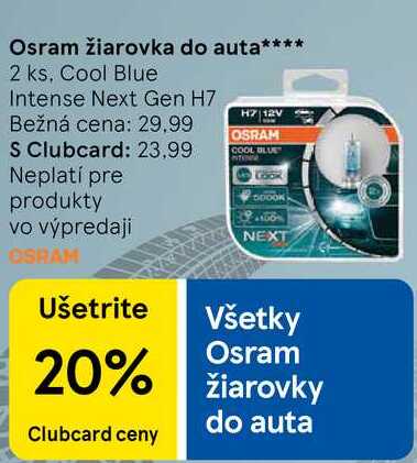 Osram žiarovka do auta, 2 ks