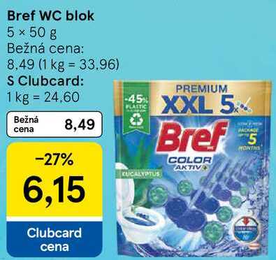 Bref WC blok, 5x 50 g