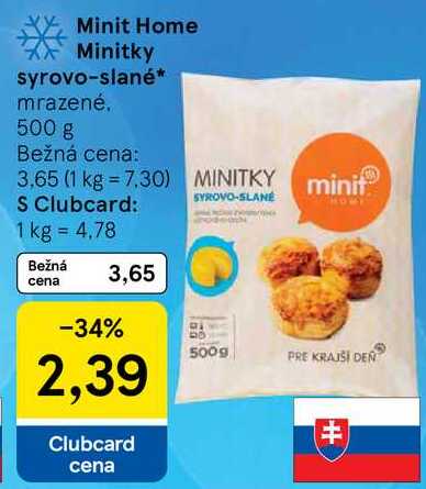Minit Home Minitky syrovo-slané, 500 g