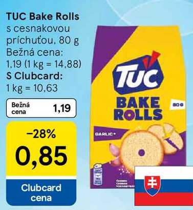 TUC Bake Rolls, 80 g