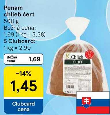 Penam chlieb čert, 500 g