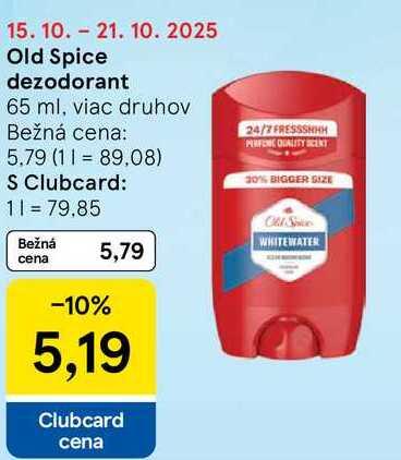 Old Spice dezodorant, 65 ml