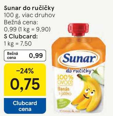 Sunar do ručičky, 100 g