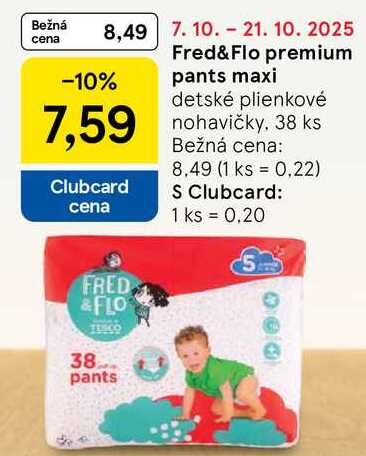 Fred&Flo premium pants maxi, 38 ks 