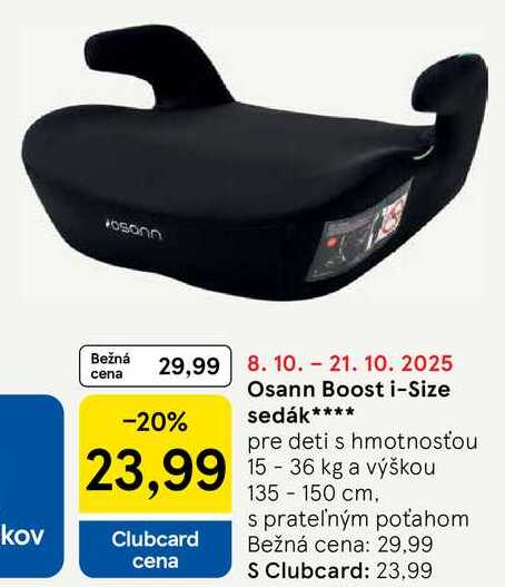 Osann Boost i-Size sedák