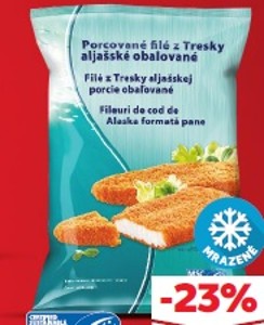 Aljašská treska obaľované filety