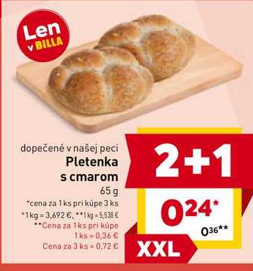 Pletenka s cmarom 65g