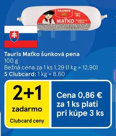 Tauris Maťko šunková pena 100 g 