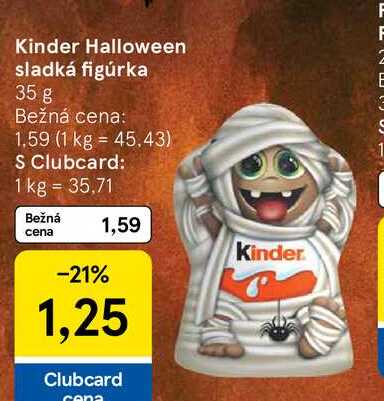 Kinder Halloween sladká figúrka 35 g 