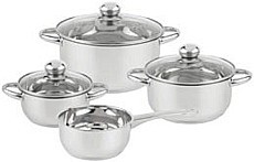 Súprava hrncov Basic Cooking, 4-dielna