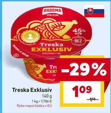 RADOMA Treska EXKLUSIV 140g 