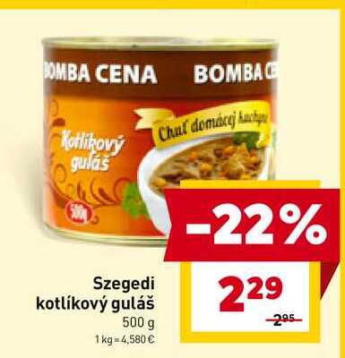Szegedi kotlíkový guláš 500 g