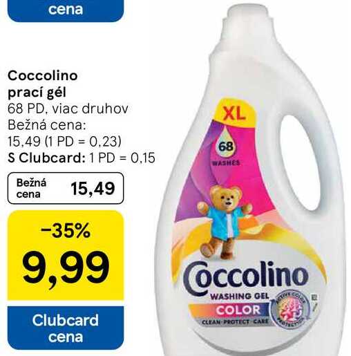 Coccolino prací gél, 68 PD