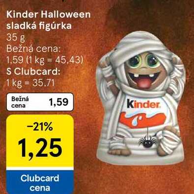 Kinder Halloween sladká figúrka, 35 g 