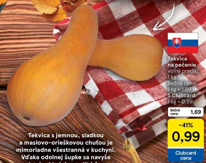 Tekvica na pečenie, 1 kg 
