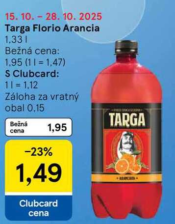 Targa Florio Arancia, 1,33 l