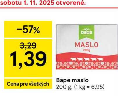 Bape maslo 200 g