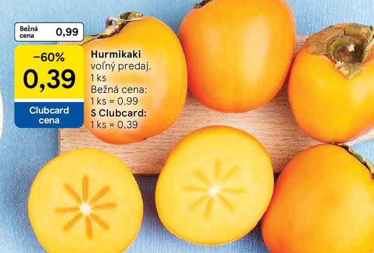 Hurmikaki voľný predaj 1 ks