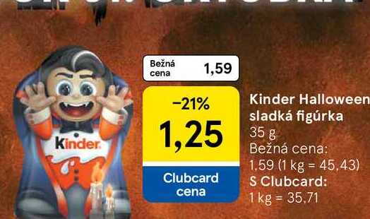 Kinder Halloween sladká figúrka 35g