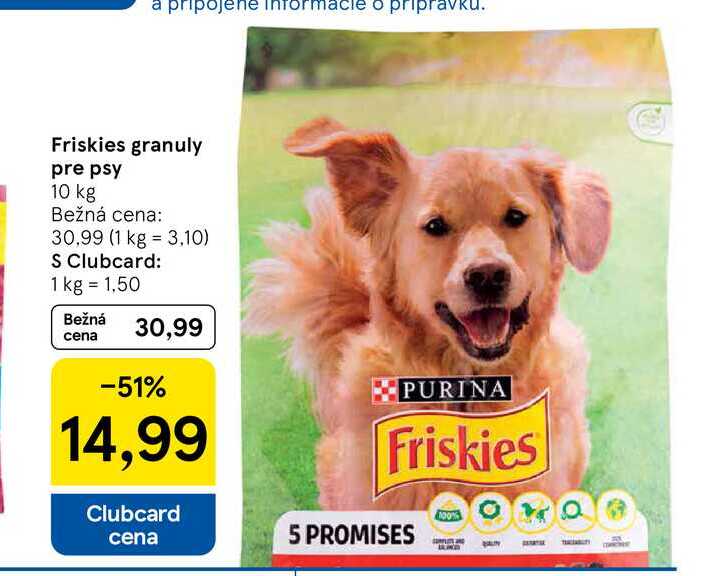 Friskies granuly pre psy 10 kg