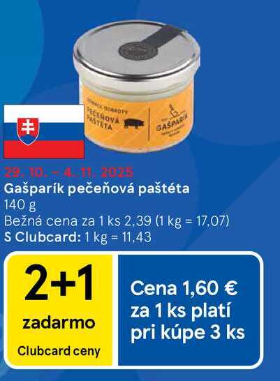 Gašparík pečeňová paštéta 140 g