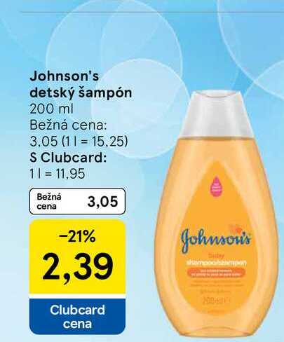 Johnson's detský šampón 200 ml