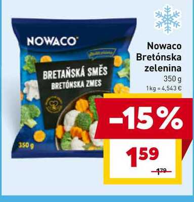Nowaco Bretónska zelenina 350 g