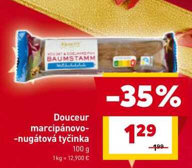 Douceur marcipánovo-nugátová tyčinka 100 g