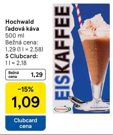 Hochwald l'adová káva 500 ml