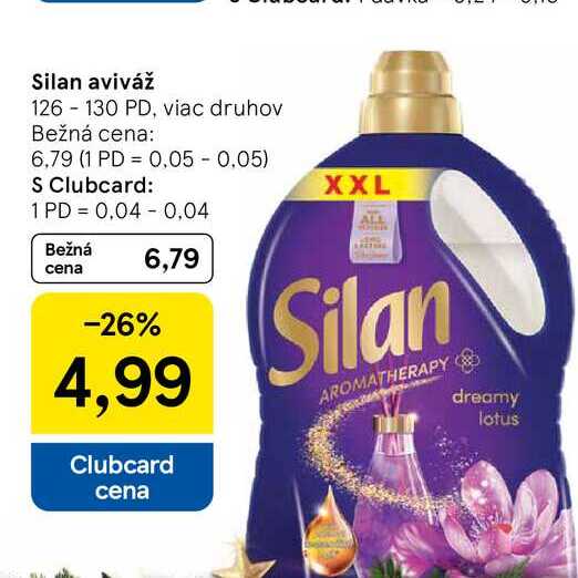 Silan aviváž 126 PD, viac druhov